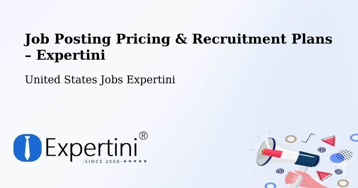 Job Posting Pricing & Recruitment Plans – Westminster - Westminster, United States Jobs Expertini